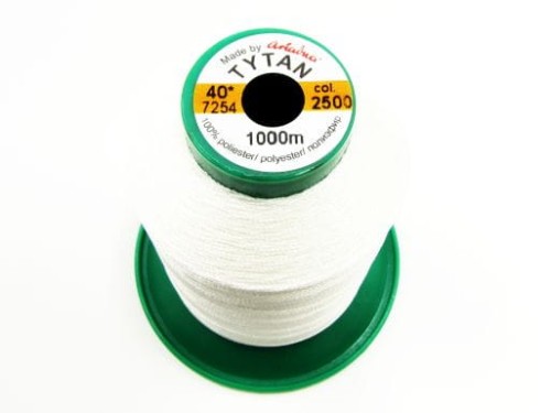 Nici poliestrowe Tytan "40" białe