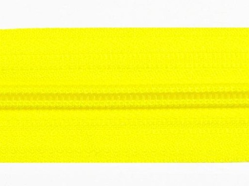Taśma suwakowa "5" żółta col.504