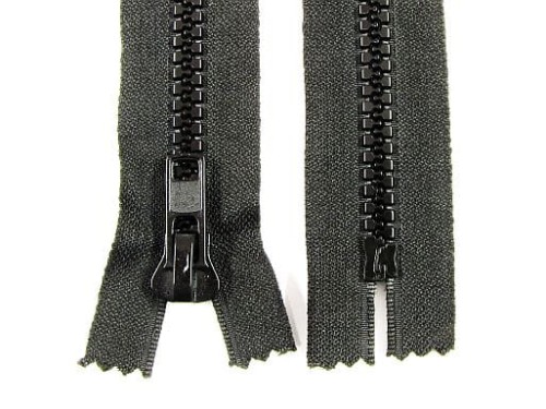 Zamek suwakowy P8 kostkowy nierozdzielczy 18 cm czarny