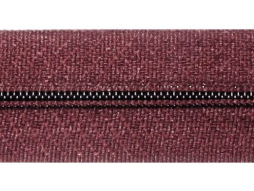 Taśma suwakowa "3" bordowa