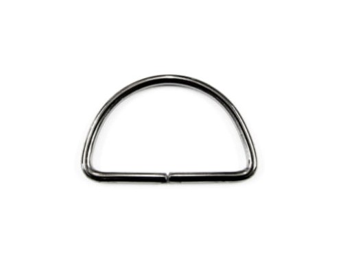 Półkółko 30 mm druciane ciemny nikiel