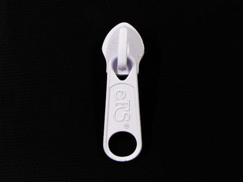 Przesuwka bez hamulca do taśmy "3" biała