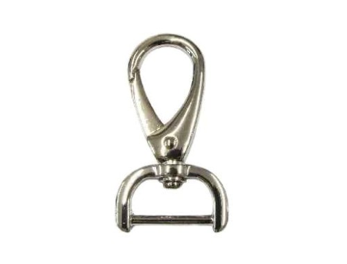 Karabińczyk metalowy 20 mm nikiel 970