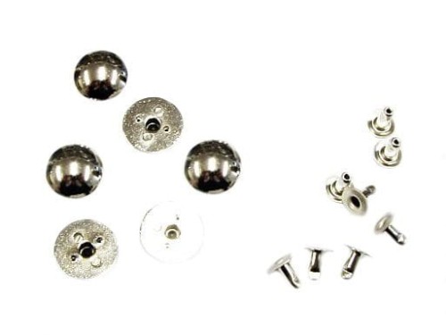 Duże pukle okrągłe nikiel odlewane