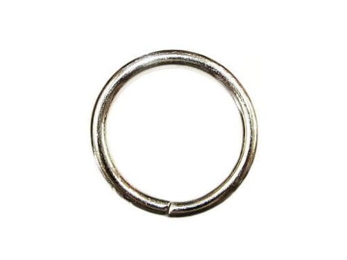 Kółko rymarskie zaspawane nikiel średnica - 20 mm (4)