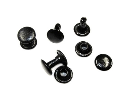 Nit kaletniczy dwustronny "3" lux czarny mat