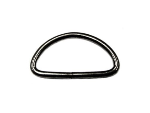 Półkole rymarskie ciemny nikiel szerokość - 40 mm