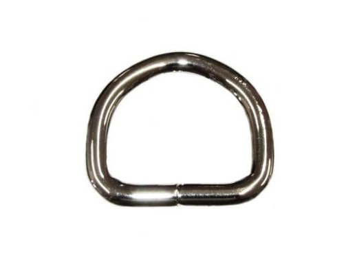 Półkółko 22 mm druciane nikiel połysk