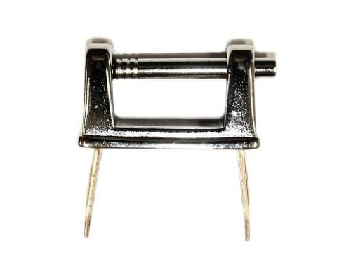 Okucie do rączki skórzanej 20 mm nikiel