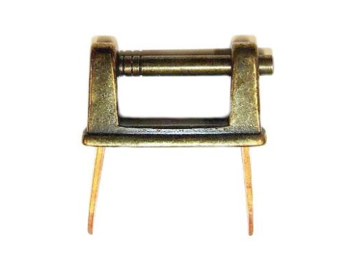 Okucie do rączki skórzanej 20 mm starzony