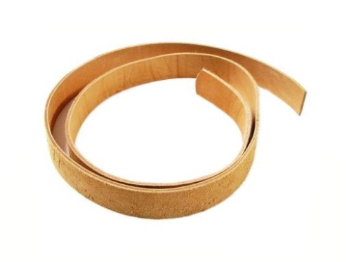 Pasek skórzany 150 cm x 4 cm juchtowy naturalny (4.5 mm)