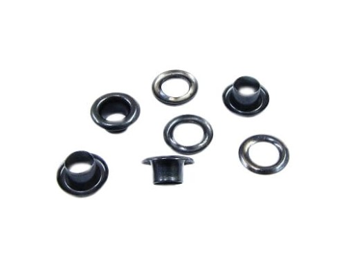 Oczko kaletnicze 5 mm czarne