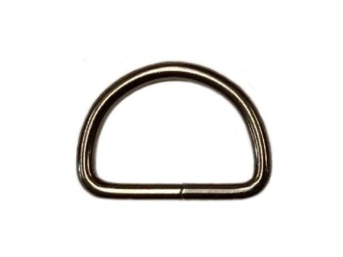 Półkole rymarskie ciemny nikiel szerokość - 25 mm 