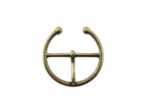 Klamra do paska 40 mm stare złoto  