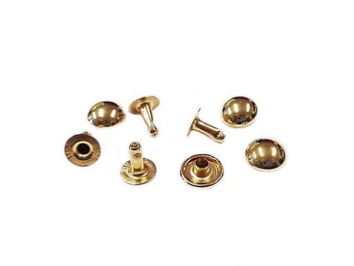 Nit blaszany ozdobny 10 mm złoty