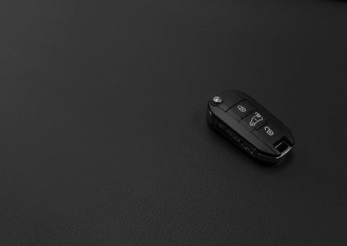 Skaj samochodowy czarny 9/1 samoprzylepny