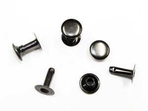 Nit kaletniczy dwustronny "15" lux ciemny nikiel 