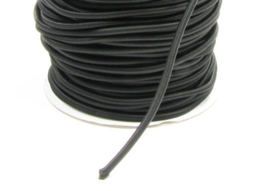 Gumosznurek czarny 10 mm 