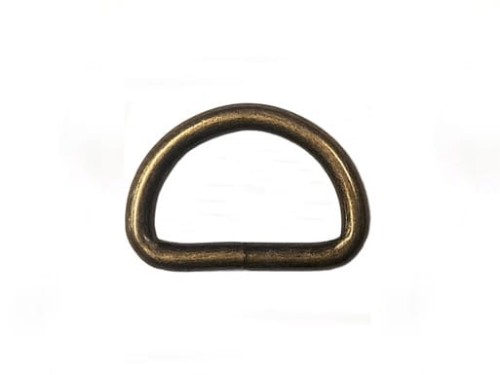 Półkole rymarskie stare złoto szerokość - 25 mm 