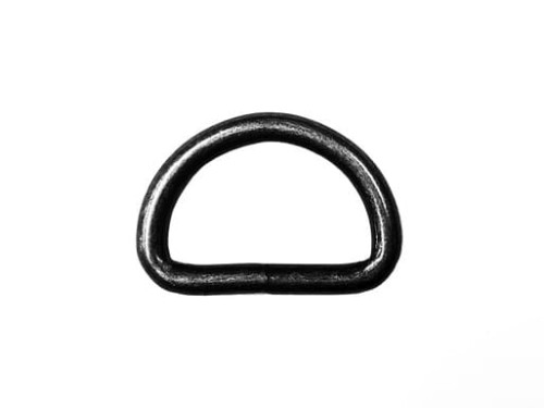 Półkole rymarskie ciemny nikiel szerokość - 25 mm 