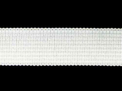 Guma dziana szerokość 20 mm biała