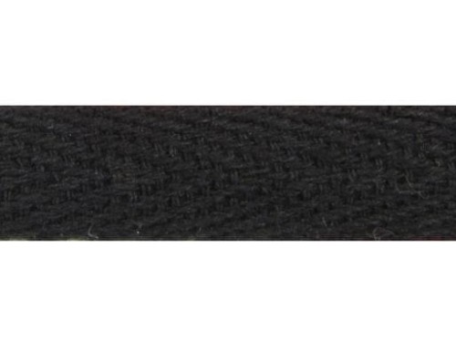 lamówka bawełniana szerokość - 10mm czarna