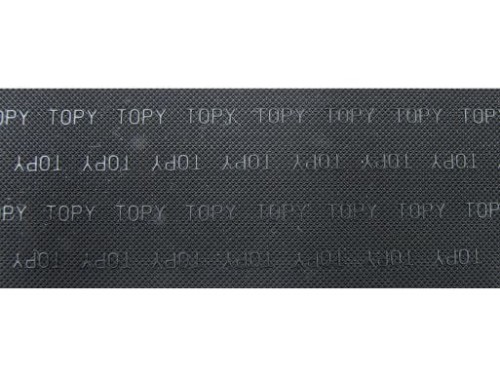 Pasek gumowy "Topy" na fleki "70" czarny