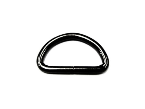 Półkole rymarskie ciemny nikiel szerokość - 30 mm